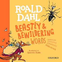 Book Cover for Roald Dahl's Beastly and Bewildering Words by Kay Woodward