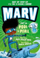 Book Cover for Marv and the Pool of Peril by Alex Falase-Koya