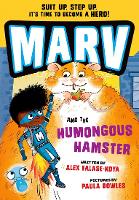 Book Cover for Marv and the Humongous Hamster by Alex Falase-Koya