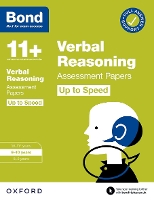 Book Cover for Bond 11+: Bond 11+ Verbal Reasoning Up to Speed Assessment Papers with Answer Support 9-10 Years by Frances Down, Bond 11+