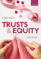 Book Cover for Trusts & Equity by Gary (Professor of Law, University of Warwick) Watt