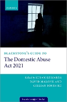 Book Cover for Blackstone's Guide to the Domestic Abuse Act 2021 by Susan Edwards