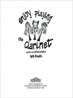 Book Cover for Enjoy Playing the Clarinet Piano Accompaniments by Ruth Bonetti