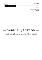 Book Cover for Let us all rejoice in the Lord by Gabriel Jackson