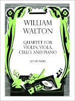 Book Cover for Quartet for Violin, Viola, Cello, and Piano by William Walton