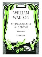 Book Cover for String Quartet in A minor by William Walton