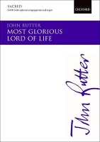 Book Cover for Most glorious Lord of life by John Rutter