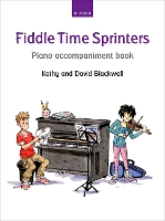 Book Cover for Fiddle Time Sprinters, piano accompaniment by Kathy Blackwell, David Blackwell