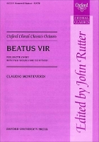 Book Cover for Beatus vir by Claudio Monteverdi