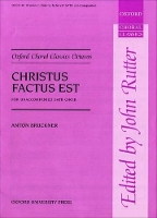 Book Cover for Christus factus est by Anton Bruckner