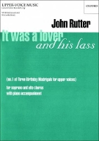 Book Cover for It was a lover and his lass by John Rutter