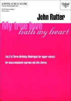 Book Cover for My true love hath my heart by John Rutter