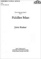 Book Cover for Fiddler Man by John Rutter