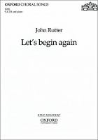Book Cover for Let's begin again by John Rutter