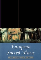 Book Cover for European Sacred Music by John Rutter