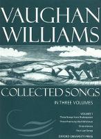 Book Cover for Collected Songs Volume 1 by Ralph Vaughan Williams