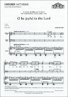 Book Cover for O be joyful in the Lord by John Rutter