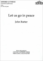 Book Cover for Let us go in peace by John Rutter