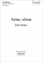 Book Cover for Arise, shine by John Rutter