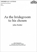 Book Cover for As the bridegroom to his chosen by John Rutter