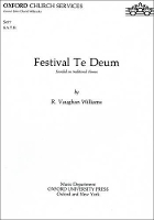 Book Cover for Festival Te Deum by Ralph Vaughan Williams