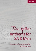 Book Cover for John Rutter Anthems for SA and Men by John Rutter