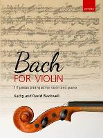 Book Cover for Bach for Violin by Kathy Blackwell