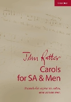 Book Cover for John Rutter Carols for SA and Men by John Rutter