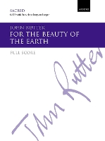 Book Cover for For the beauty of the earth by John Rutter