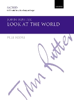 Book Cover for Look at the world by John Rutter