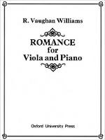 Book Cover for Romance for Viola and Piano by Ralph Vaughan Williams