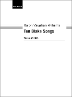 Book Cover for Ten Blake Songs by Ralph Vaughan Williams