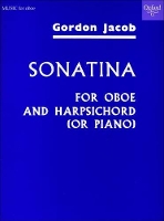 Book Cover for Oboe Sonatina by Gordon Jacob