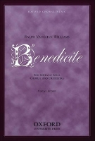 Book Cover for Benedicite by Ralph Vaughan Williams