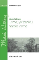 Book Cover for Come, ye thankful people, come by Mack Wilberg