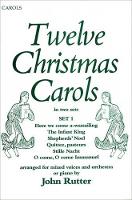 Book Cover for Twelve Christmas Carols Set 1 by John Rutter