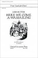 Book Cover for Here we come a-wassailing by John Rutter