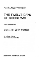 Book Cover for The Twelve days of Christmas by John Rutter