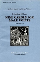 Book Cover for Nine Carols for male voices by Ralph Vaughan Williams