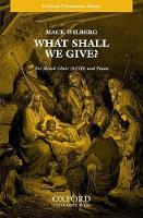 Book Cover for What shall we give? by Mack Wilberg