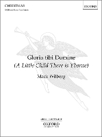 Book Cover for Gloria tibi domine (A Little Child There is Yborne) by Mack Wilberg