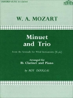 Book Cover for Minuet and Trio by Wolfgang Amadeus Mozart