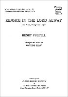 Book Cover for Rejoice in the Lord alway by Henry Purcell