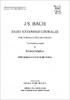 Book Cover for Eight Extended Bach Chorales for four-part choir and organ by Johann Sebastian Bach