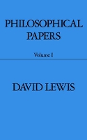 Book Cover for Philosophical Papers: Volume I by David Lewis