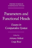 Book Cover for Parameters and Functional Heads by Adriana (Professor of Italian, Professor of Italian) Belletti