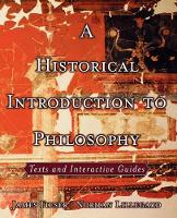 Book Cover for A Historical Introduction to Philosophy by James Fieser