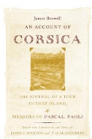 Book Cover for An Account of Corsica, the Journal of a Tour to That Island, and Memoirs of Pascal Paoli by James Boswell