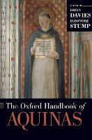 Book Cover for The Oxford Handbook of Aquinas by Brian (Professor of Philosophy, Professor of Philosophy, Fordham University, New York) Davies