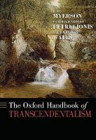 Book Cover for The Oxford Handbook of Transcendentalism by Joel (Distinguished Professor Emeritus and Distinguished Research Professor, Distinguished Professor Emeritus and Dist Myerson